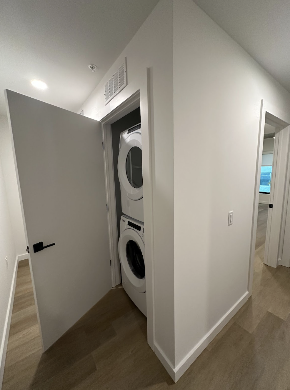 Laundry room inside the Biltmore floor plan at Rambler Atlanta.